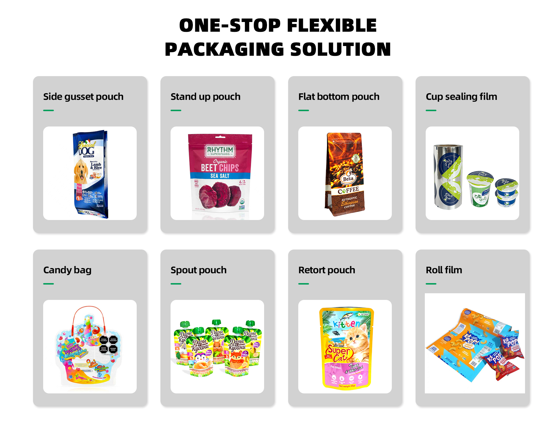 DQ PACK Flexible Packaging Product Type
