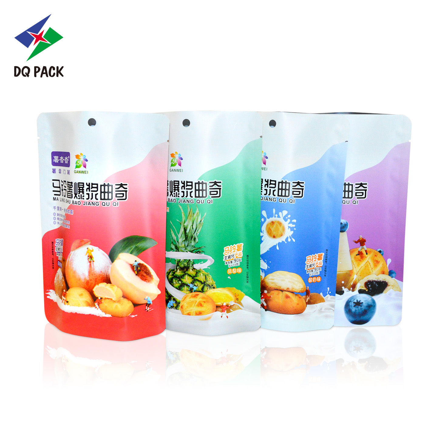 Heat Seal Barrier Stand Pouch For Snacks Moisture Proof Extended Shelf Life Packaging