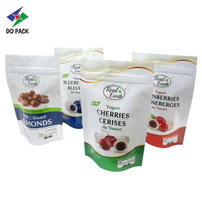 Snack Plastic Packaging Bag Custom Printed Reusable Mylar Bag
