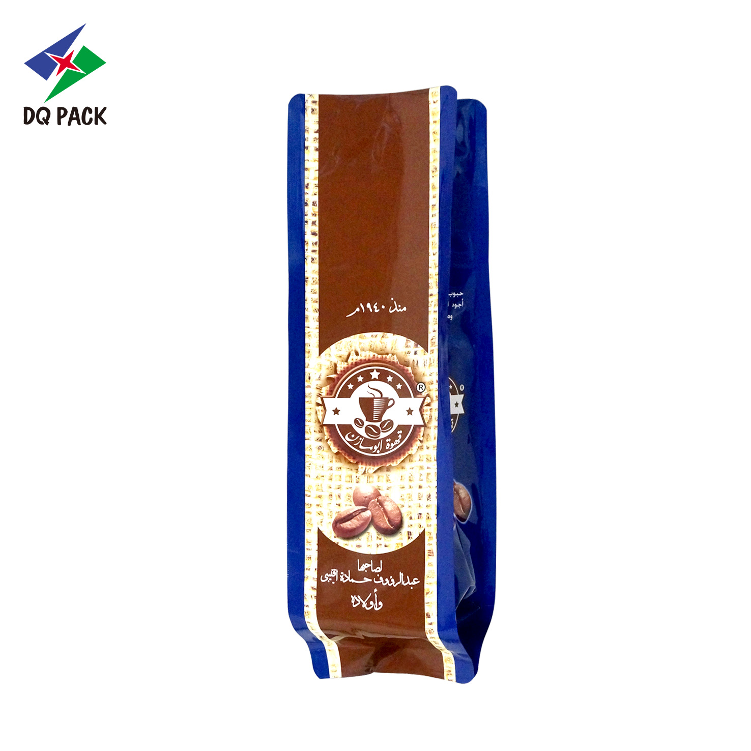 Back Seal Organic Grain Cookie Packaging Bag with Freshness Valve