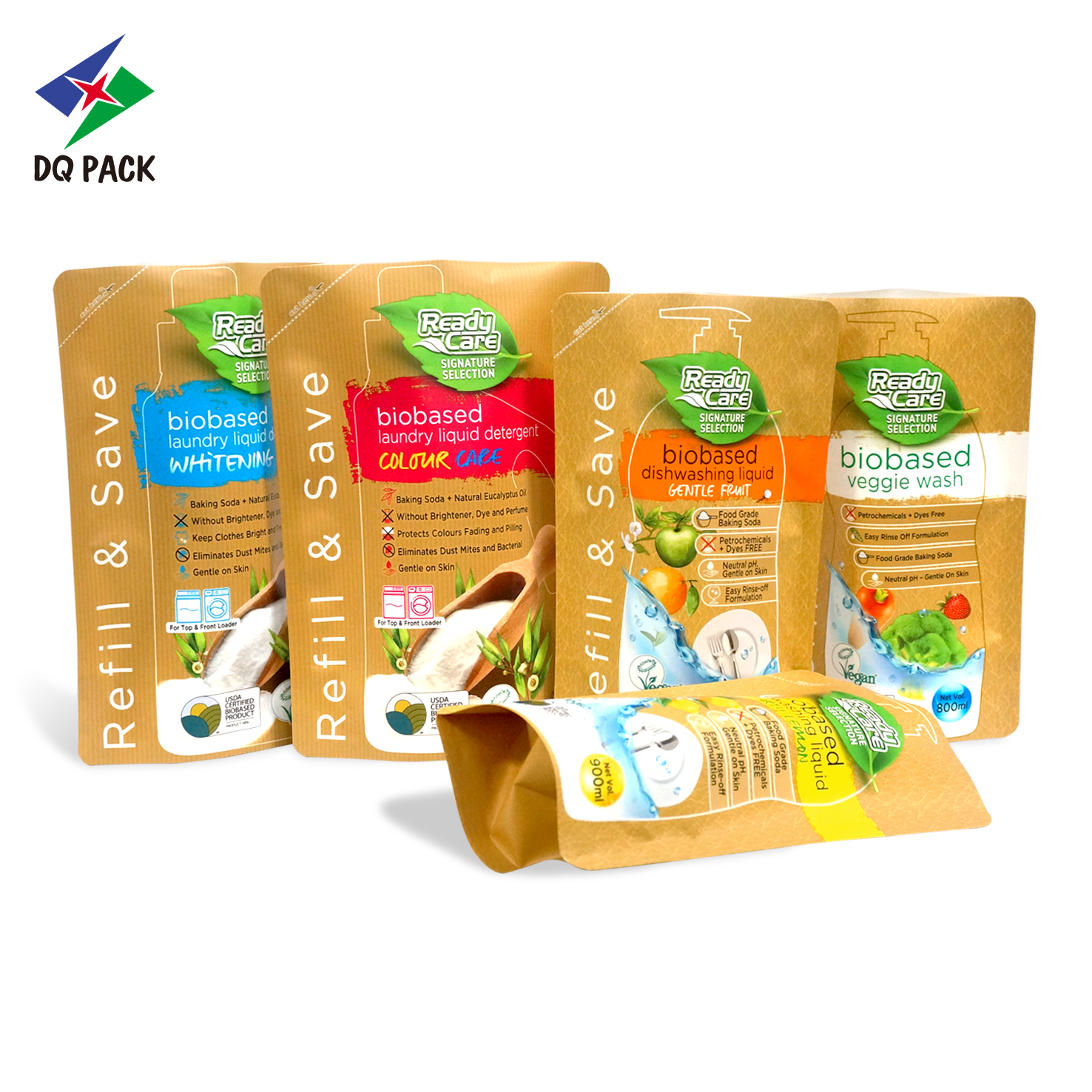 DQ PACK Plastic Packaging Bag Matte Surface