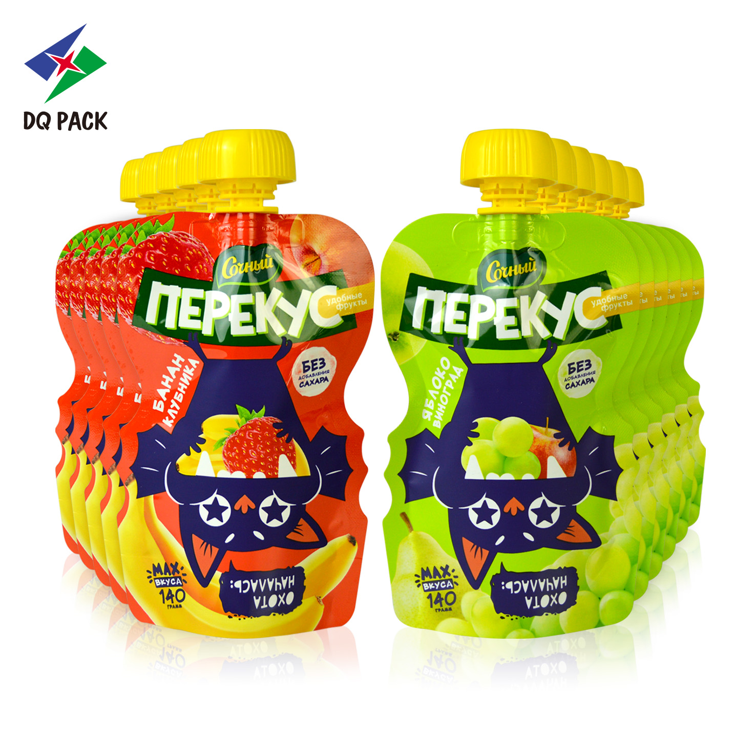 Stand-Up Zipper Doypack for Organic Supermarket Baby Grains